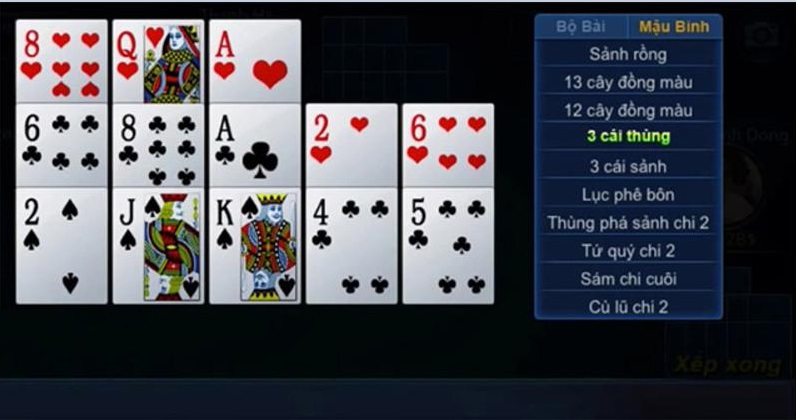 Thông tin về game bài truyền thống mậu binh